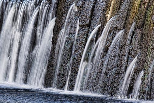 Leaking Overflow Dam_18382-4.jpg - Photographed along the Rideau Canal Waterway near Smiths Falls, Ontario, Canada.